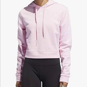 Never worn adidas cropped hoodie